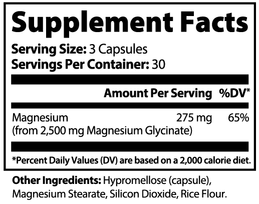 GILA Rest Magnesium Glycinate: Relaxation Sleep & Muscle Support - Vitamins & Minerals