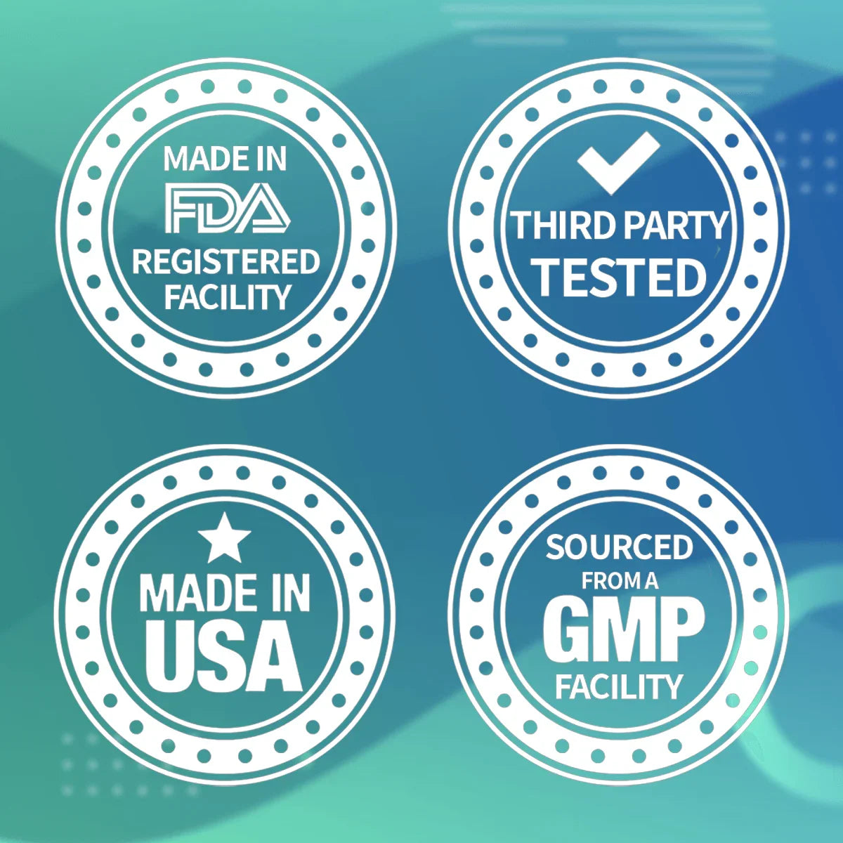 Gila Metabolic meets stringent manufacturing standards: made in FDA registered facility, third party tested, Made in the USA, and sourced from a GMP facility