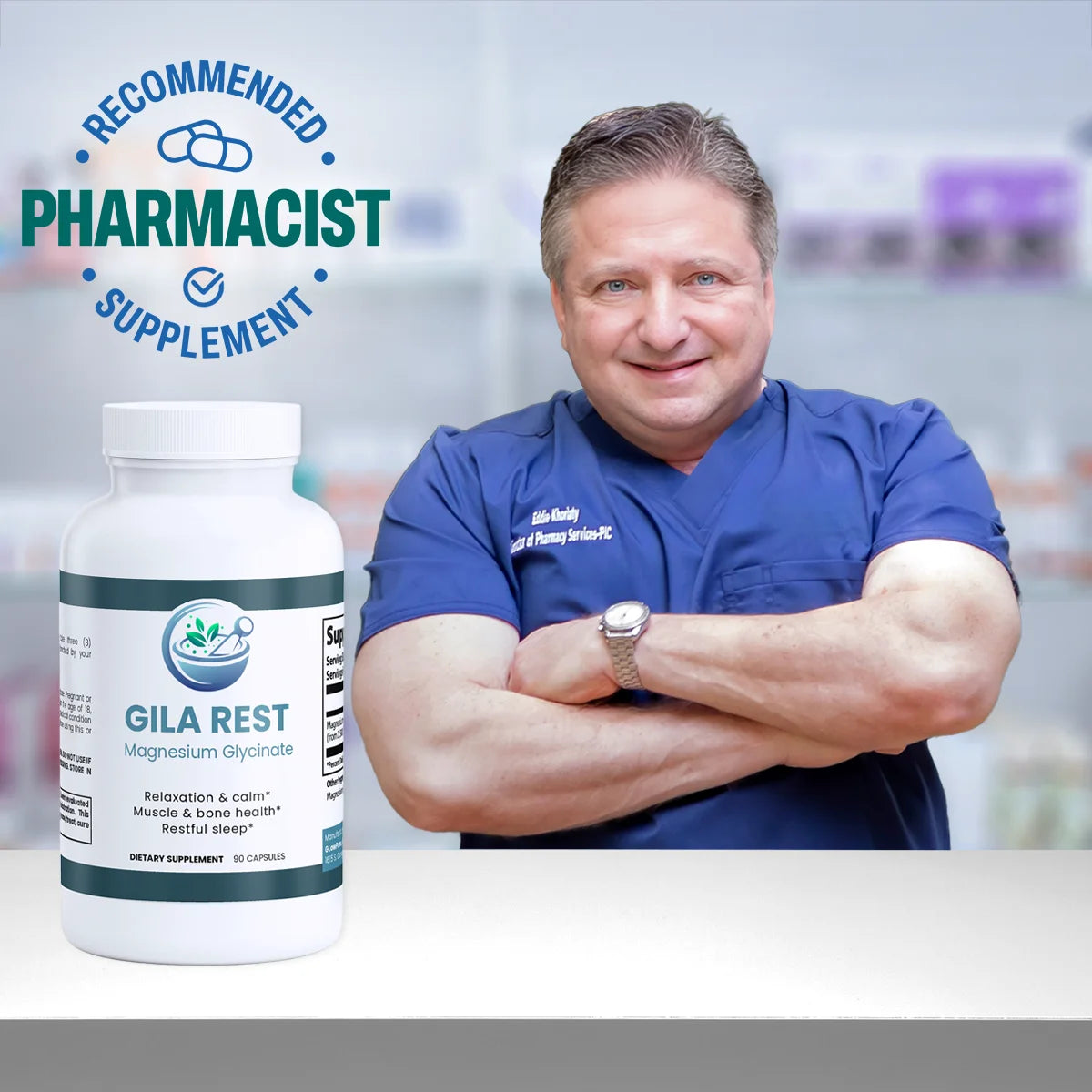 GILA Rest Magnesium Glycinate: Relaxion, Sleep & Muscle Support