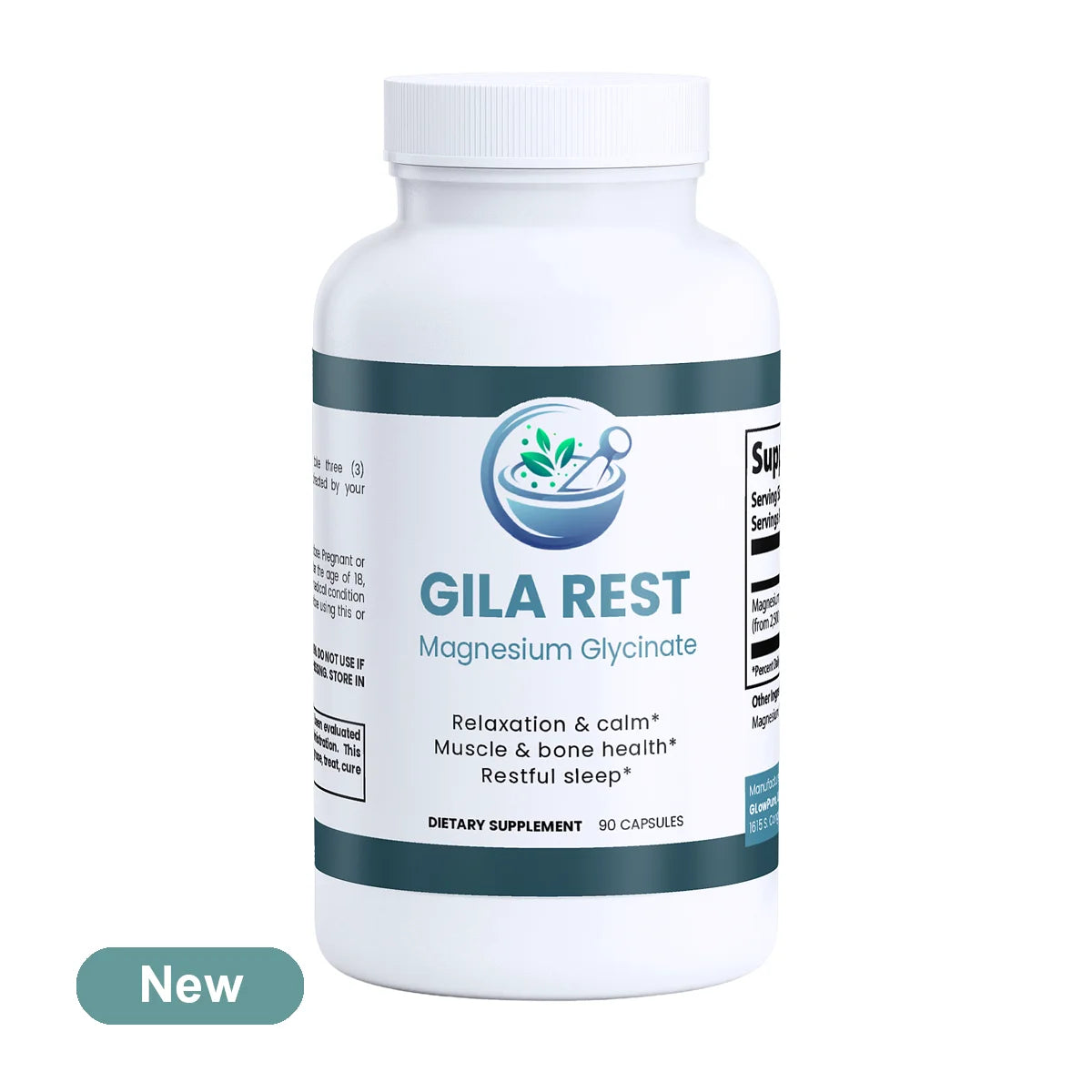 GILA Rest Magnesium Glycinate: Relaxion, Sleep & Muscle Support