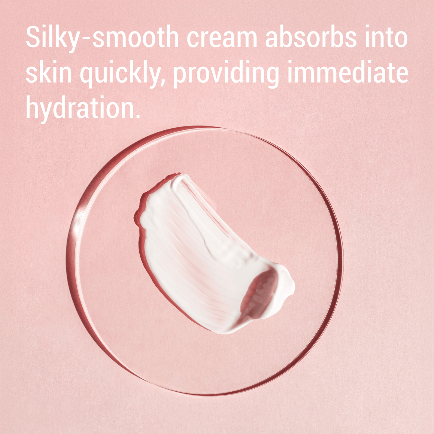 Image showing the smooth texture of GILA Daily Hydration Cream 