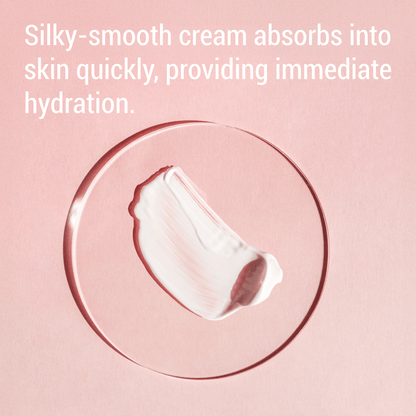 Image showing the smooth texture of GILA Daily Hydration Cream 