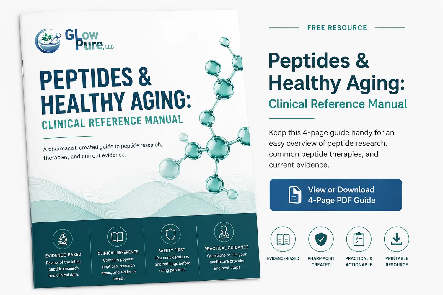 Free Resource booklet: Peptides and Healthy Aging