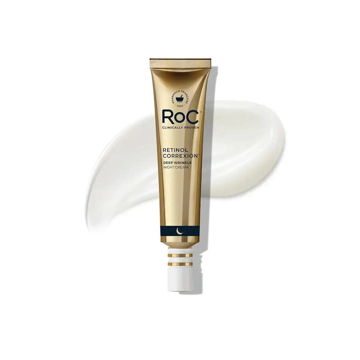 RoC Retinol Correxion Deep Wrinkle Night Cream on a white backgroud